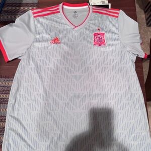 NWT Spain Adidas Soccer Jersey XL